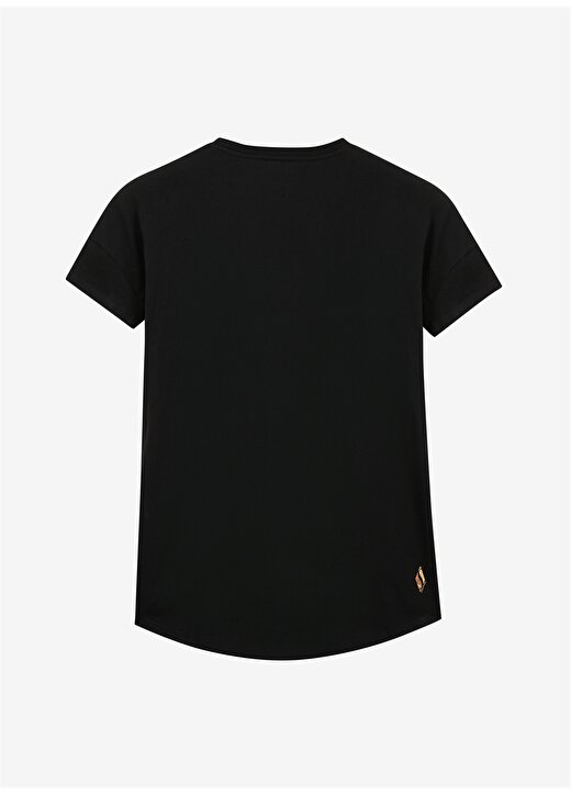 Skechers Yuvarlak Yaka Düz Siyah Kadın T-Shirt S231293-001 W Graphic Tee Crew Neck 2