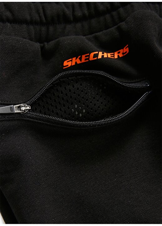Skechers Normal Siyah Erkek Şort S231023-001 M LW Fleece Color Block 3