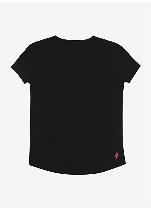 Skechers Yuvarlak Yaka Düz Siyah Kadın T-Shirt S231299-001 W Graphic Tee Crew Neck 2