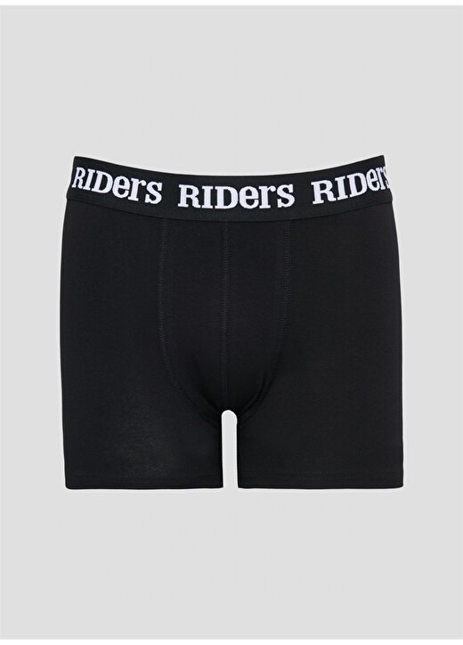 Riders By Lee Regular Fit Siyah Erkek 3'Lü Boxer L003761-001 4
