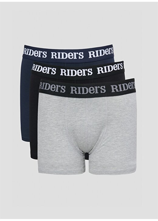 Riders By Lee Regular Fit Çok Renkli Erkek 3'Lü Boxer L0039853-900 1