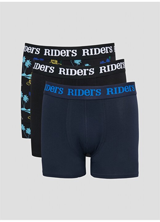 Riders By Lee Regular Fit Çok Renkli Erkek 3'Lü Boxer L0039854-900 1