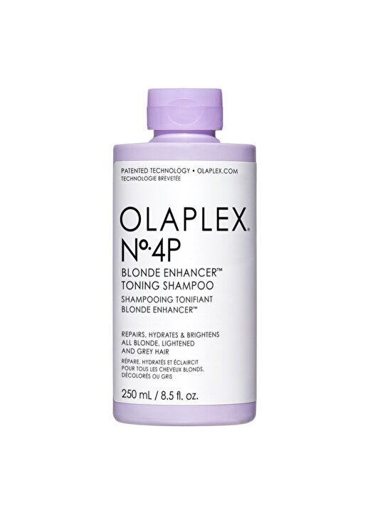 Olaplex Nº.4P Blonde Enhancer Toning Shampoo - Renk Koruyucu & Bağ Güçlendirici Mor Şampuan Purple 1
