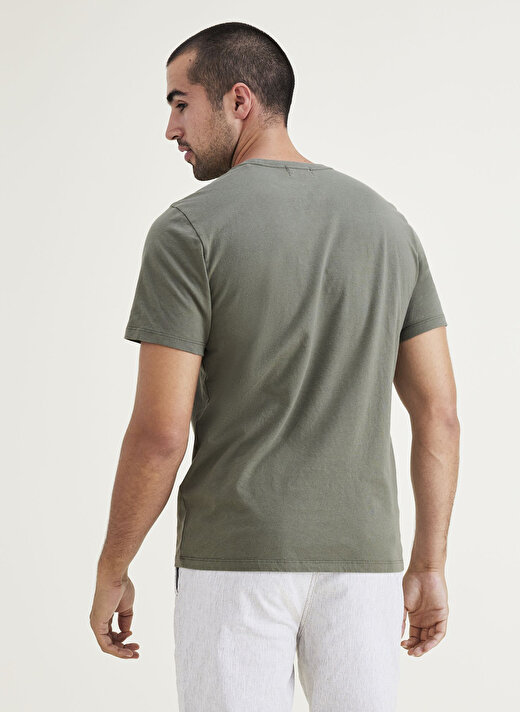 Dockers Bisiklet Yaka Lacivert Erkek T-Shirt A1103-0173 2