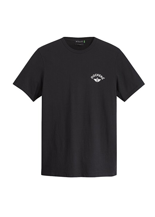 Dockers Bisiklet Yaka Siyah Erkek T-Shirt A1103-0168 1