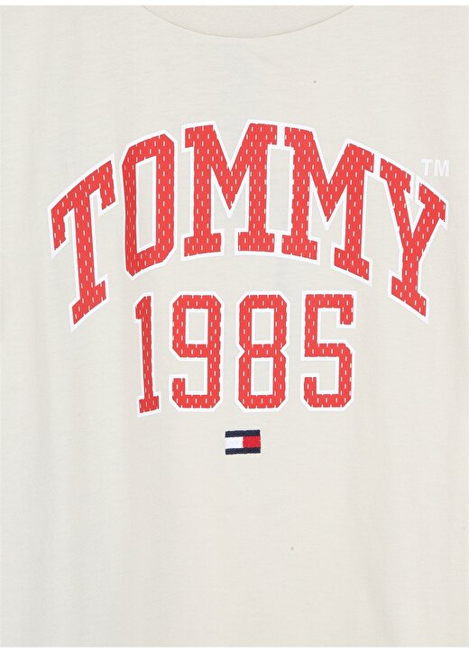 Tommy Hilfiger Baskılı Bej Erkek Çocuk T-Shirt KB0KB08206ACU 3