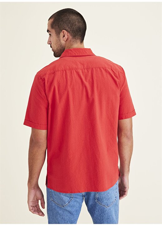 Dockers Kırmızı Erkek Kısa Kollu Gömlek A1732-0020 2
