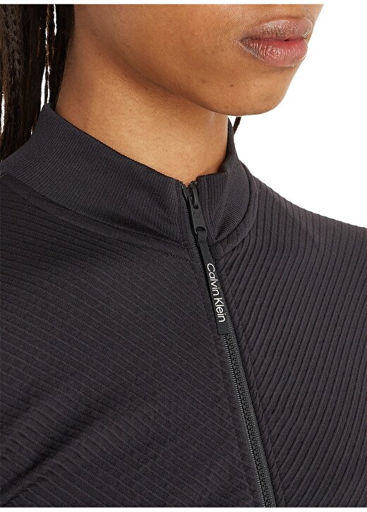 Calvin Klein Siyah Kadın Zip Ceket 00GWS3J402 WO - Seamless Full Zip J 2