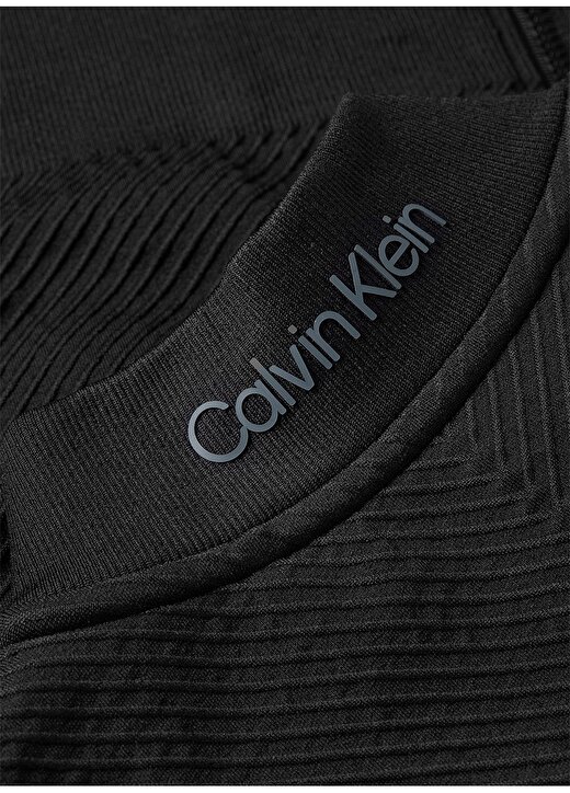 Calvin Klein Siyah Kadın Zip Ceket 00GWS3J402 WO - Seamless Full Zip J 3