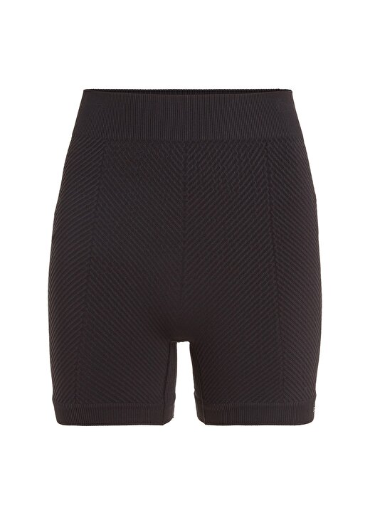 Calvin Klein Siyah Kadın Tayt 00GWS3L701 WO - Seamless Knit Short 1