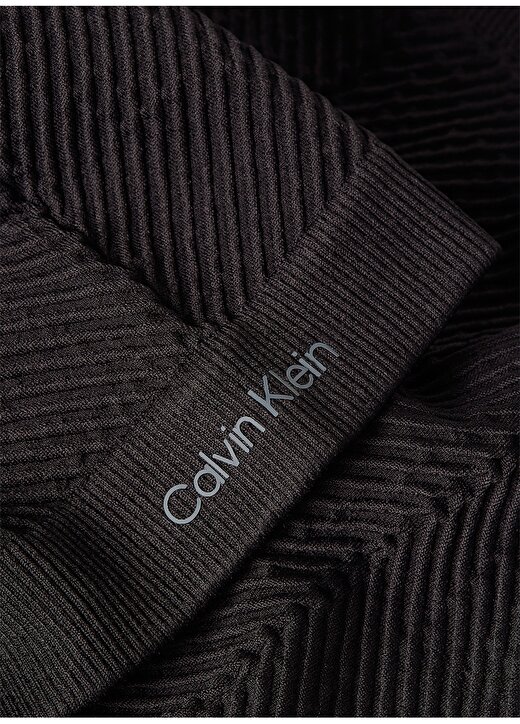 Calvin Klein Siyah Kadın Tayt 00GWS3L701 WO - Seamless Knit Short 3