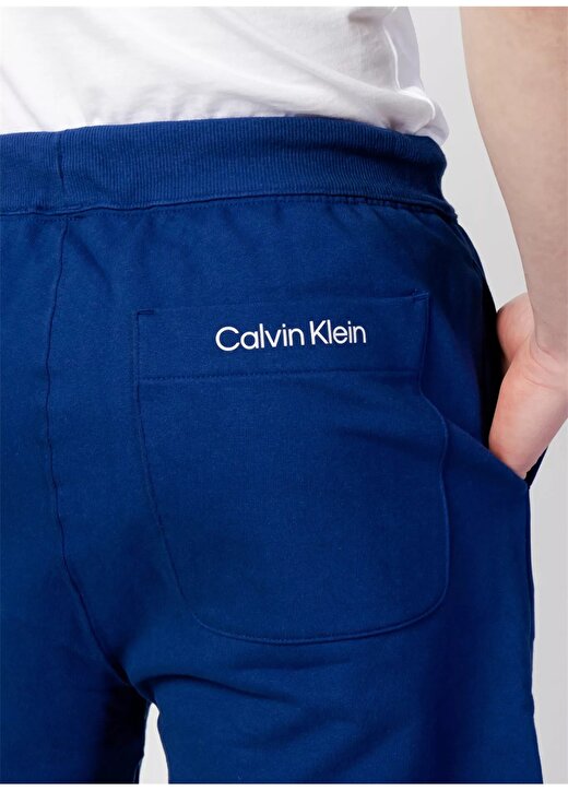 Calvin Klein Mavi Erkek Kısa Şort 00GMS3S809 PW - 7 Knit Short 3