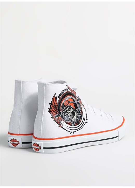 Harley Davidson Beyaz Erkek Sneaker PITTSBURGH 3