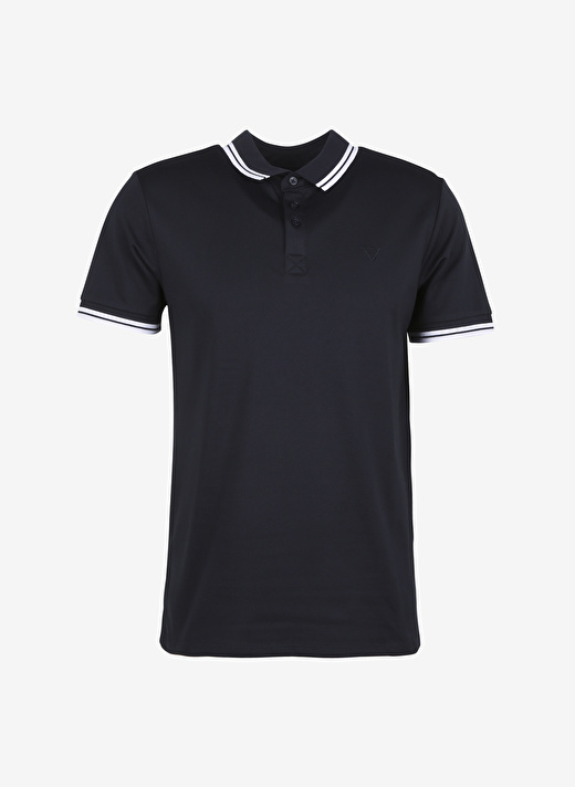 Guess Düz Lacivert Erkek Polo T-Shirt M2GP34KARS0_ES SS SPORTS PIQUE T - 1