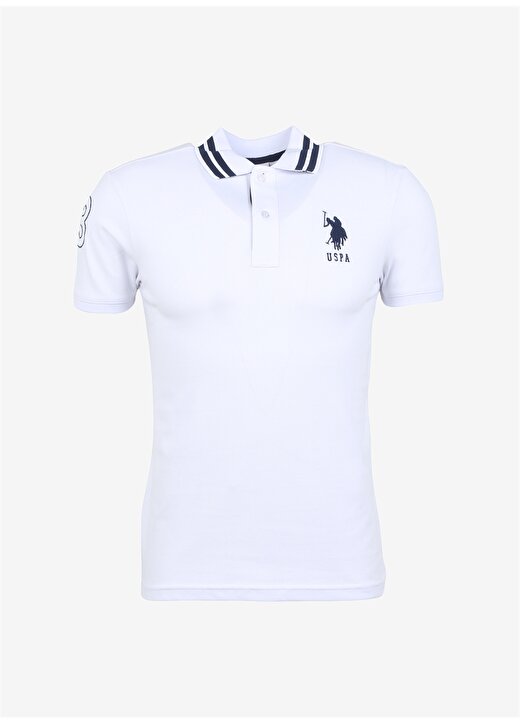 U.S. Polo Assn. Polo Yaka Beyaz Erkek T-Shirt GSD01IY023 1