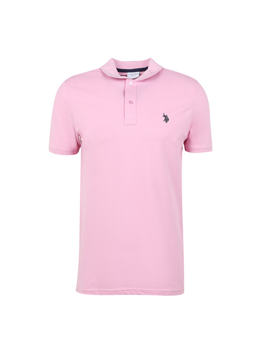 U.S. Polo Assn. Açık Pembe Erkek Polo T-Shirt GTP04IY023 1