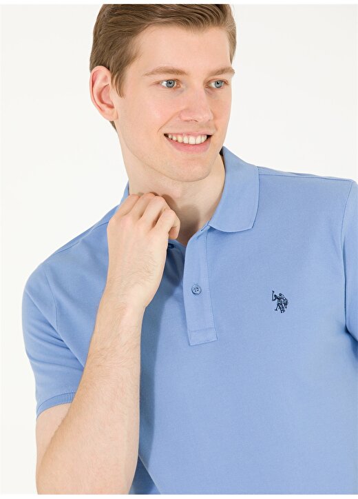 U.S. Polo Assn. Koyu Mavi Erkek Polo T-Shirt GTP04IY023 2