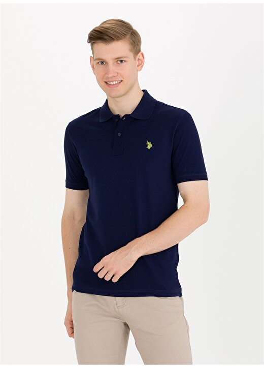 U.S. Polo Assn. Lacivert Erkek Polo T-Shirt GTP04IY023 2