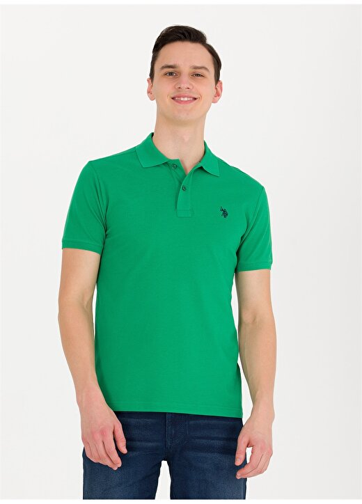 U.S. Polo Assn. Yeşil Erkek Polo T-Shirt GTP04IY023 3