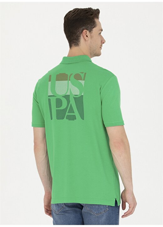 U.S. Polo Assn. Polo Yaka Yeşil Erkek T-Shirt JAMA 2