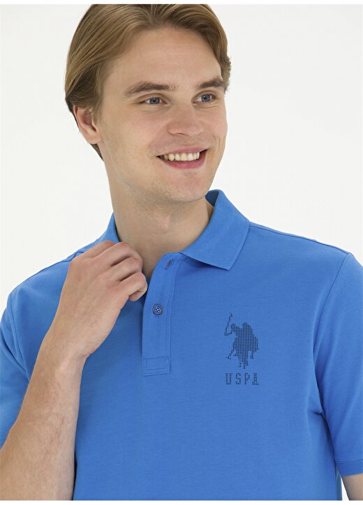 U.S. Polo Assn. Polo Yaka Saks Erkek T-Shirt JAMA 2