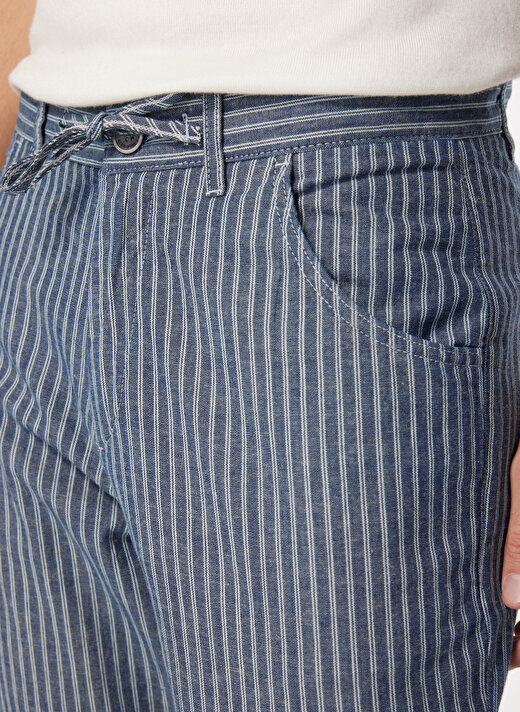 U.S. Polo Assn. Normal Bel Normal Paça Havuç Koyu Mavi Erkek Denim Pantolon KONS 4