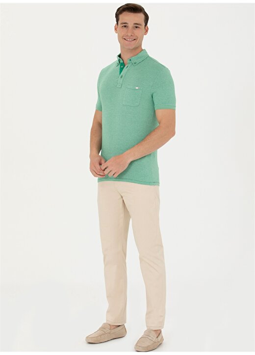 U.S. Polo Assn. Polo Yaka Yeşil Erkek T-Shirt MONZA 4