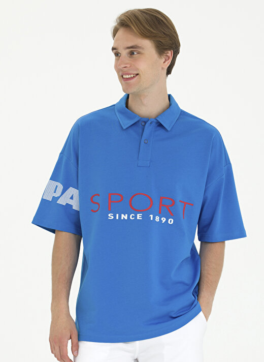 U.S. Polo Assn. Polo Yaka Saks Erkek T-Shirt RC-MOYA 3
