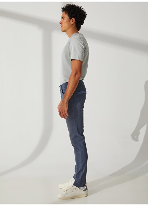 U.S. Polo Assn. Normal Bel Normal Paça Slim Fit Açık Mavi Erkek Denim Pantolon PARKER23Y-L.BLUE 4
