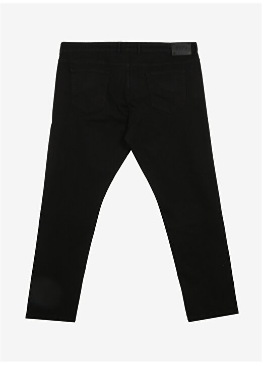 U.S. Polo Assn. Normal Bel Normal Paça Slim Fit Siyah Erkek Denim Pantolon POTTA 2