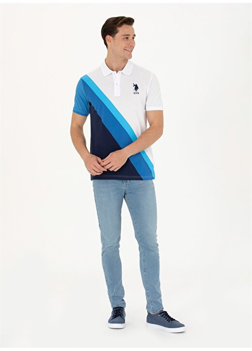 U.S. Polo Assn. Lacivert Erkek Polo T-Shirt T-NERGA 1
