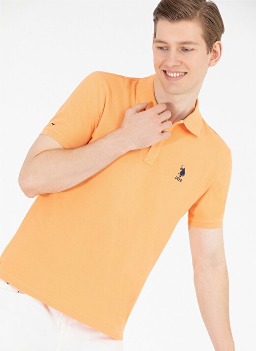 U.S. Polo Assn. Turuncu Erkek Polo T-Shirt TP04IY023 1