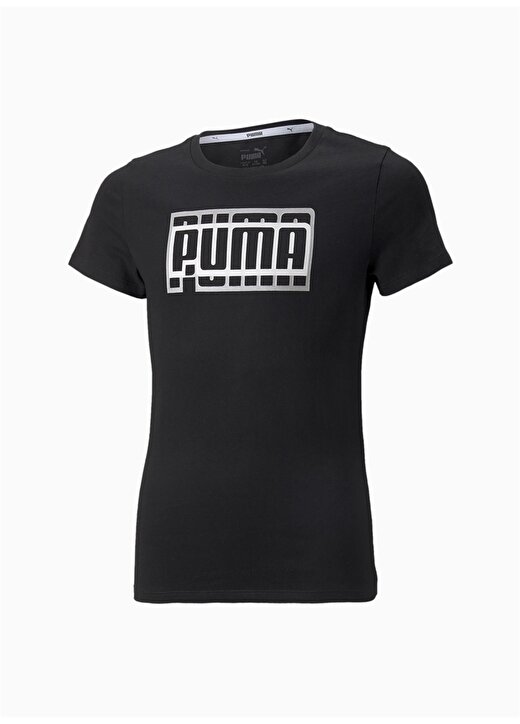 Puma Siyah Kız Çocuk T-Shirt 84693701 Alpha Tee 1