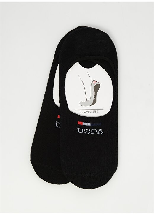 U.S. Polo Assn. Siyah Erkek Çorap A081SZ013.P03.EARL-IY 1