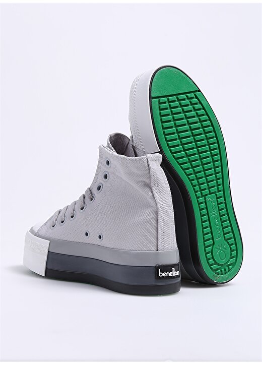 Benetton Gri Kadın Sneaker BN-30944 4