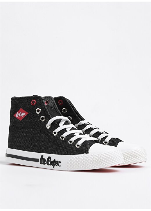 Lee Cooper Siyah - Beyaz Kadın Sneaker LC-30103 2