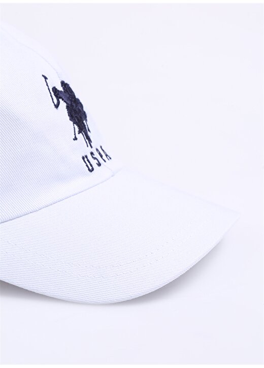 U.S. Polo Assn. Beyaz Erkek Çocuk Regular Fit Şapka PEDROKIDS-IY23 2