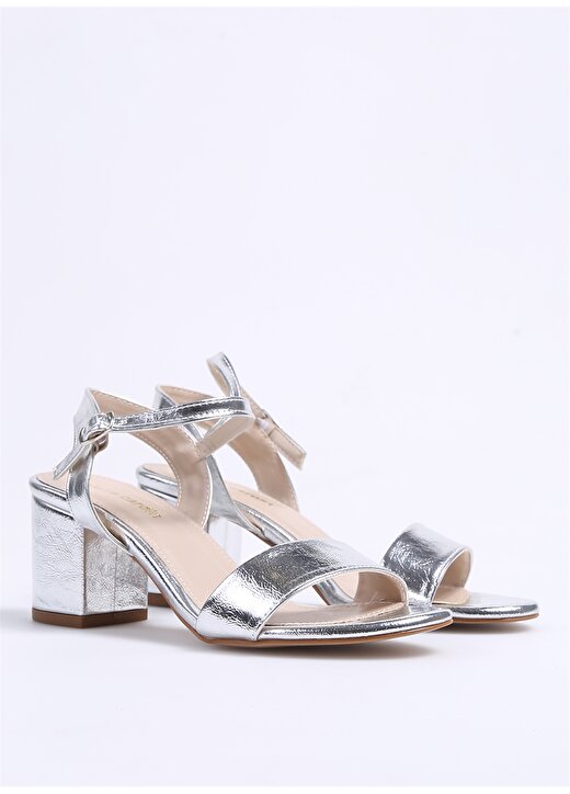 Pierre Cardin Gümüş Kadın Topuklu Ayakkabı PC-51863 2
