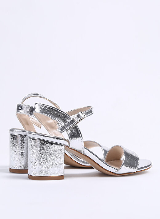 Pierre Cardin Gümüş Kadın Topuklu Ayakkabı PC-51863  3