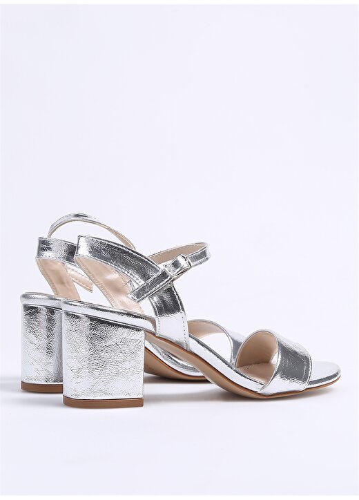 Pierre Cardin Gümüş Kadın Topuklu Ayakkabı PC-51863 3