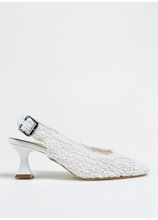 Pierre Cardin Beyaz Kadın Topuklu Ayakkabı PC-52260 1