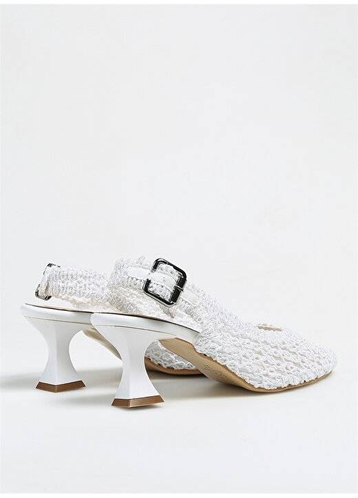 Pierre Cardin Beyaz Kadın Topuklu Ayakkabı PC-52260 3