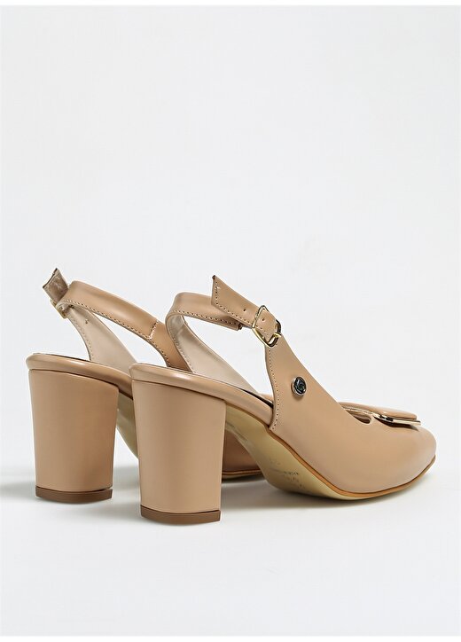 Pierre Cardin Bej Kadın Topuklu Ayakkabı PC-52279 4