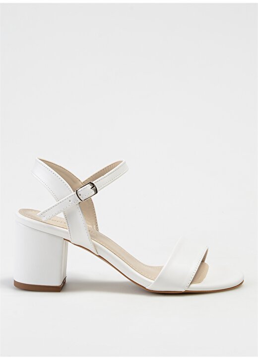 Pierre Cardin Beyaz Kadın Topuklu Ayakkabı PC-51863 1