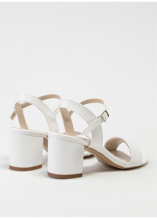 Pierre Cardin Beyaz Kadın Topuklu Ayakkabı PC-51863 3