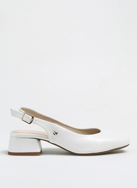 Pierre Cardin Beyaz Kadın Topuklu Ayakkabı PC-52272  1