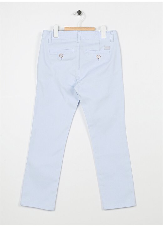 U.S. Polo Assn. Mavi Erkek Çocuk Boru Paça Slim Fit Düz Chino Pantolon KENNKIDS23Y 2