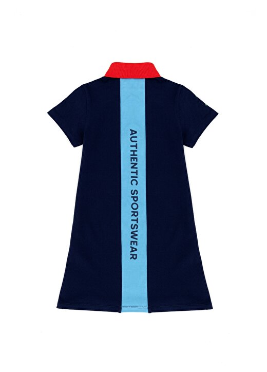 U.S. Polo Assn. Baskılı Lacivert Kız Çocuk Polo T-Shirt MILENA-TKIDS 2