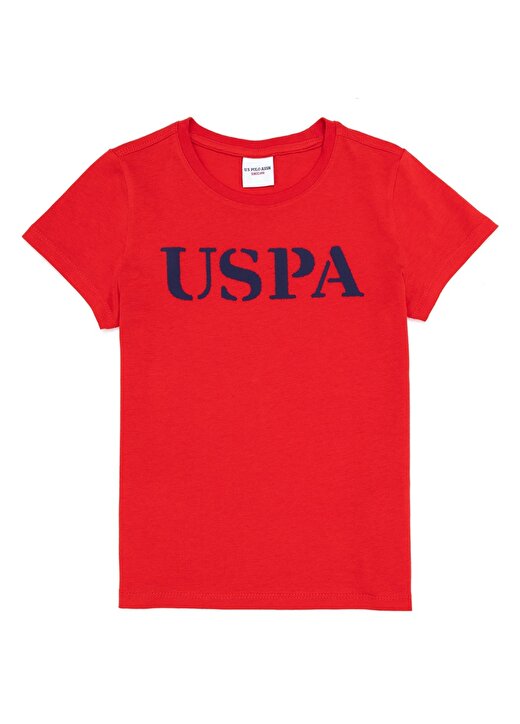 U.S. Polo Assn. Baskılı Kırmızı Erkek Çocuk T-Shirt GEARTKIDSIY023 1