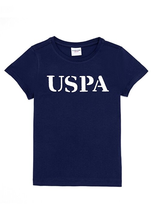 U.S. Polo Assn. Baskılı Lacivert Erkek Çocuk T-Shirt GEARTKIDSIY023 1